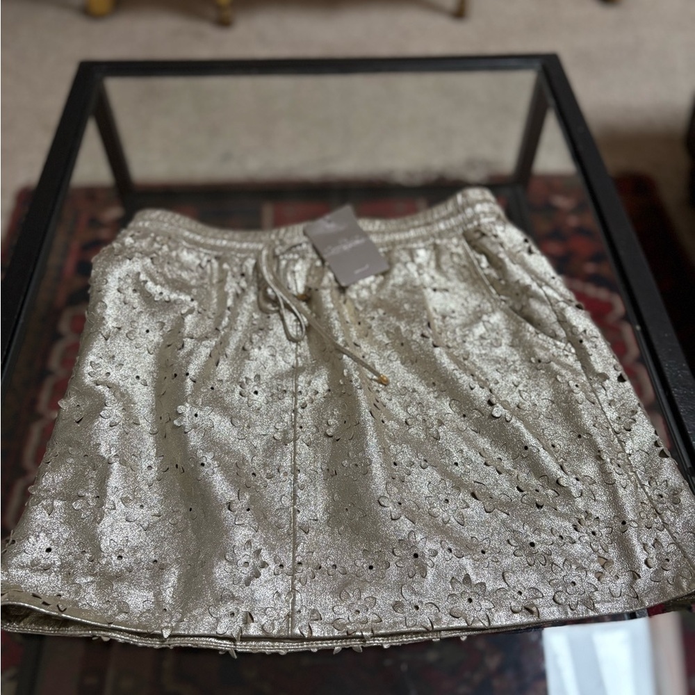 Anthropologie Leifsdottir Sliced Silverfield Skirt ✨ - Picture 3 of 10